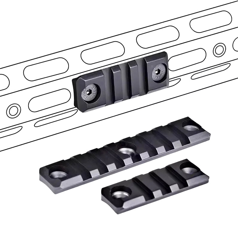 MWT Mlok Metal Guide Rails Pack x3